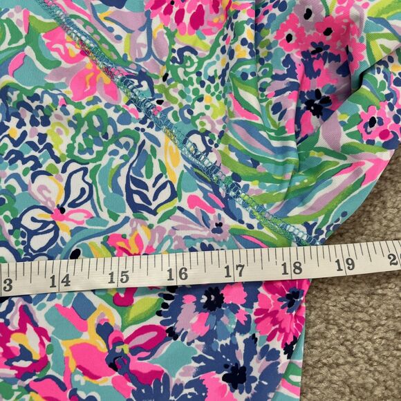 Lilly Pulitzer Luxletic Hadlee Jacket Large Floral Preppy UPF 50+ Stretch Tennis - Picture 4 of 6